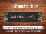 Wedding Leaves Premium Bar Runner - Bar - Mats.co.uk