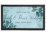 Wedding Leaves Print Regular Bar Runner - Bar - Mats.co.uk
