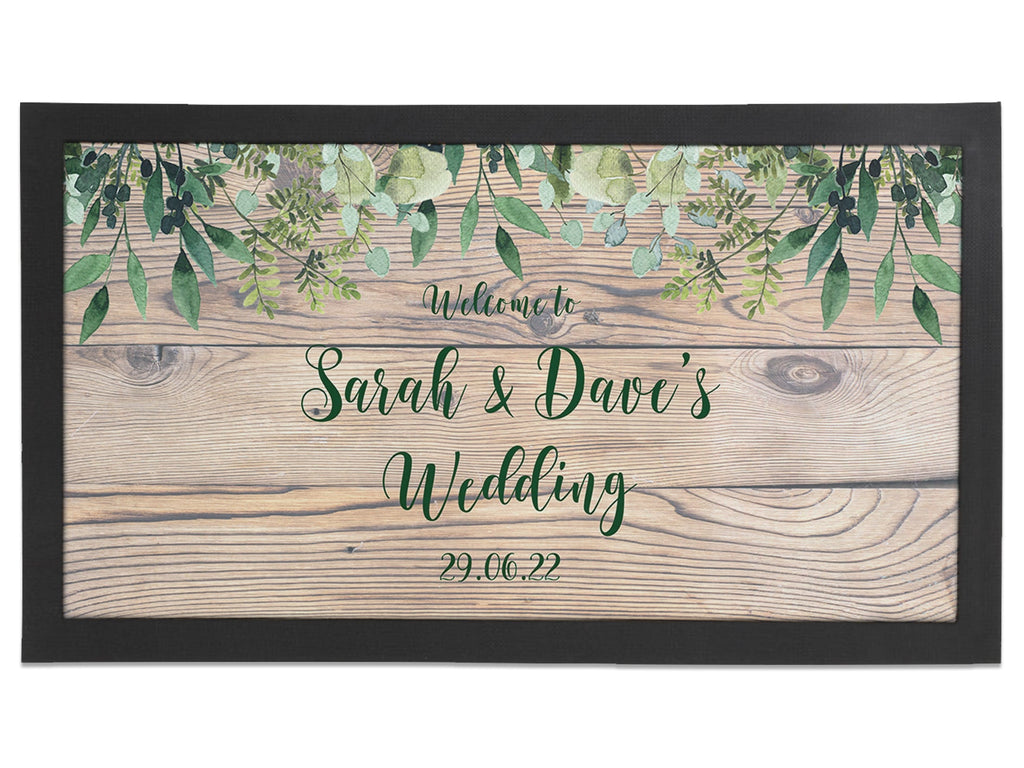 Wedding Leaves Wood Regular Bar Runner - Bar - Mats.co.uk