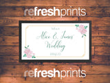 Wedding Pink Roses Regular Bar Runner - Bar - Mats.co.uk