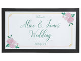 Wedding Pink Roses Regular Bar Runner - Bar - Mats.co.uk