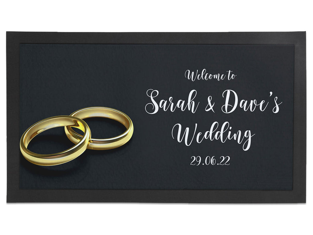 Wedding Rings Regular Bar Runner - Bar - Mats.co.uk