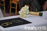 Wedding Rings Regular Bar Runner - Bar - Mats.co.uk