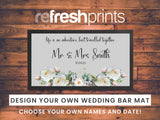 Wedding Roses Regular Bar Runner - Bar - Mats.co.uk