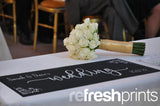 Wedding Signature Large Bar Runner - Bar - Mats.co.uk
