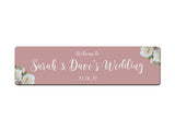 Wedding White Roses Premium Bar Runner (Pink) - Bar - Mats.co.uk