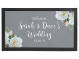 Wedding White Roses Regular Bar Runner - Bar - Mats.co.uk