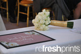 Wedding White Roses Regular Bar Runner(Pink) - Bar - Mats.co.uk