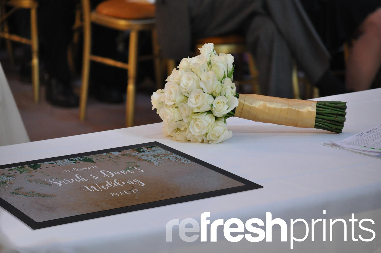 Wedding Wood Regular Bar Runner - Bar - Mats.co.uk