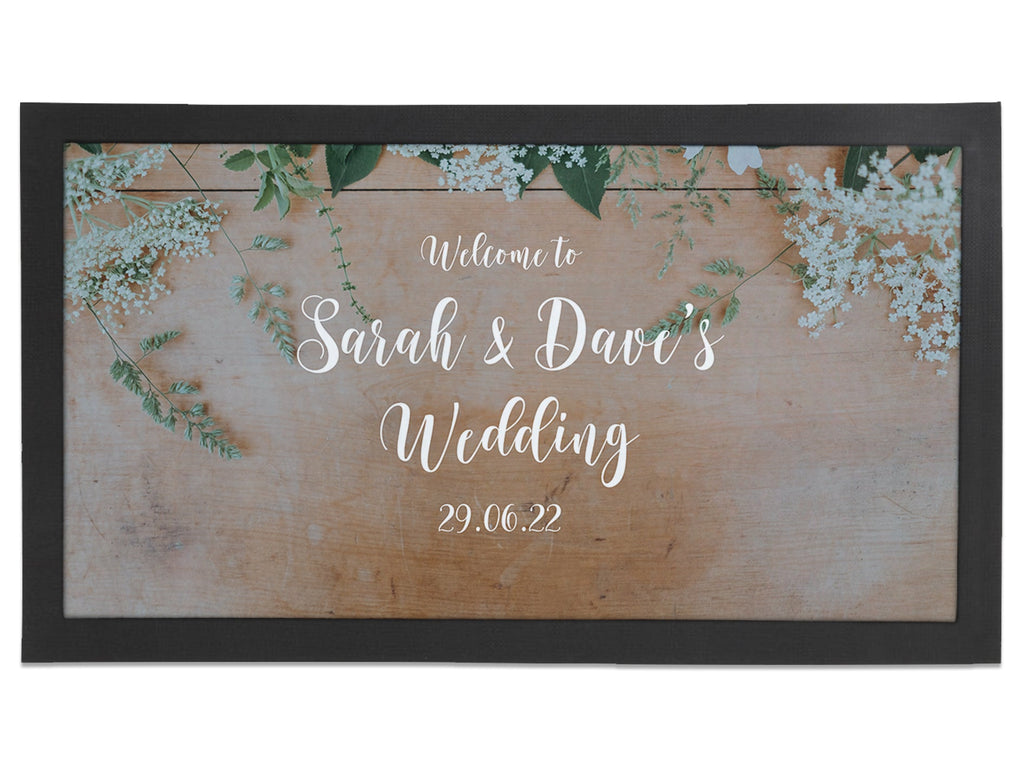 Wedding Wood Regular Bar Runner - Bar - Mats.co.uk