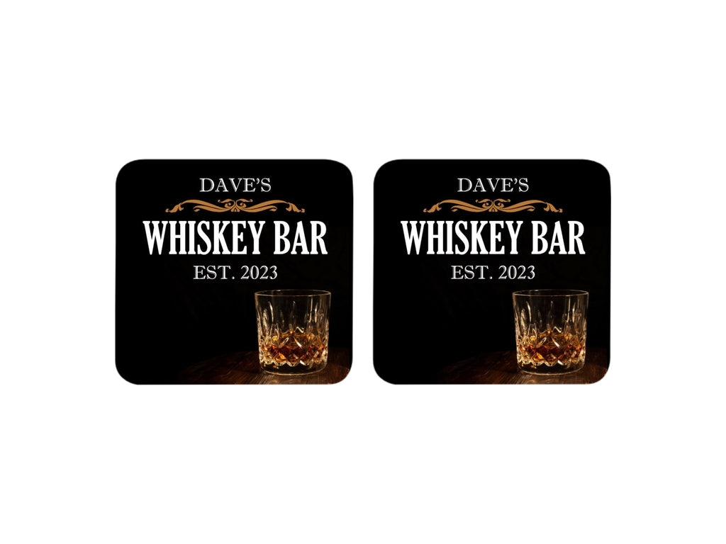 Whiskey Glass Coaster - Bar - Mats.co.uk