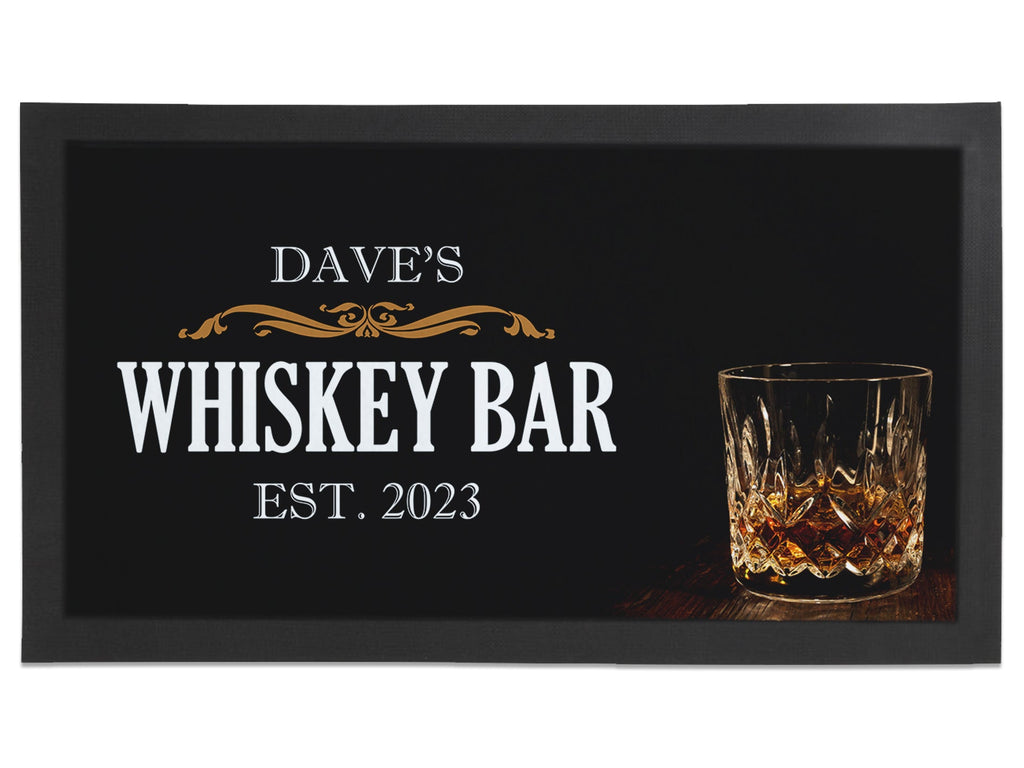 Whiskey Glass Regular Bar Runner - Bar - Mats.co.uk