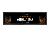 Whiskey Glasses Large Bar Runner - Bar - Mats.co.uk
