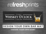 Whiskey O'clock Large Bar Runner - Bar - Mats.co.uk