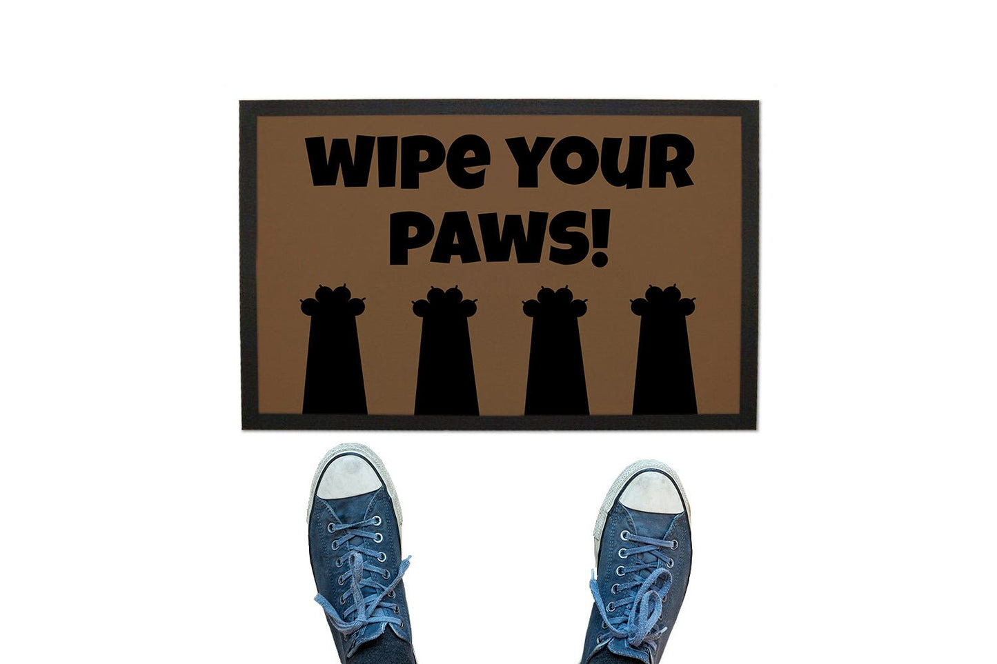 Wipe Your Paws! Floor Mat - Bar - Mats.co.uk