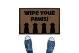 Wipe Your Paws! Floor Mat - Bar - Mats.co.uk