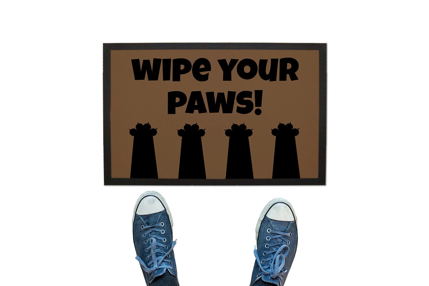 Wipe Your Paws! Floor Mat - Bar - Mats.co.uk