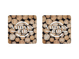 Wood Logs Coaster - Bar - Mats.co.uk