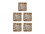 Wood Logs Coaster - Bar - Mats.co.uk