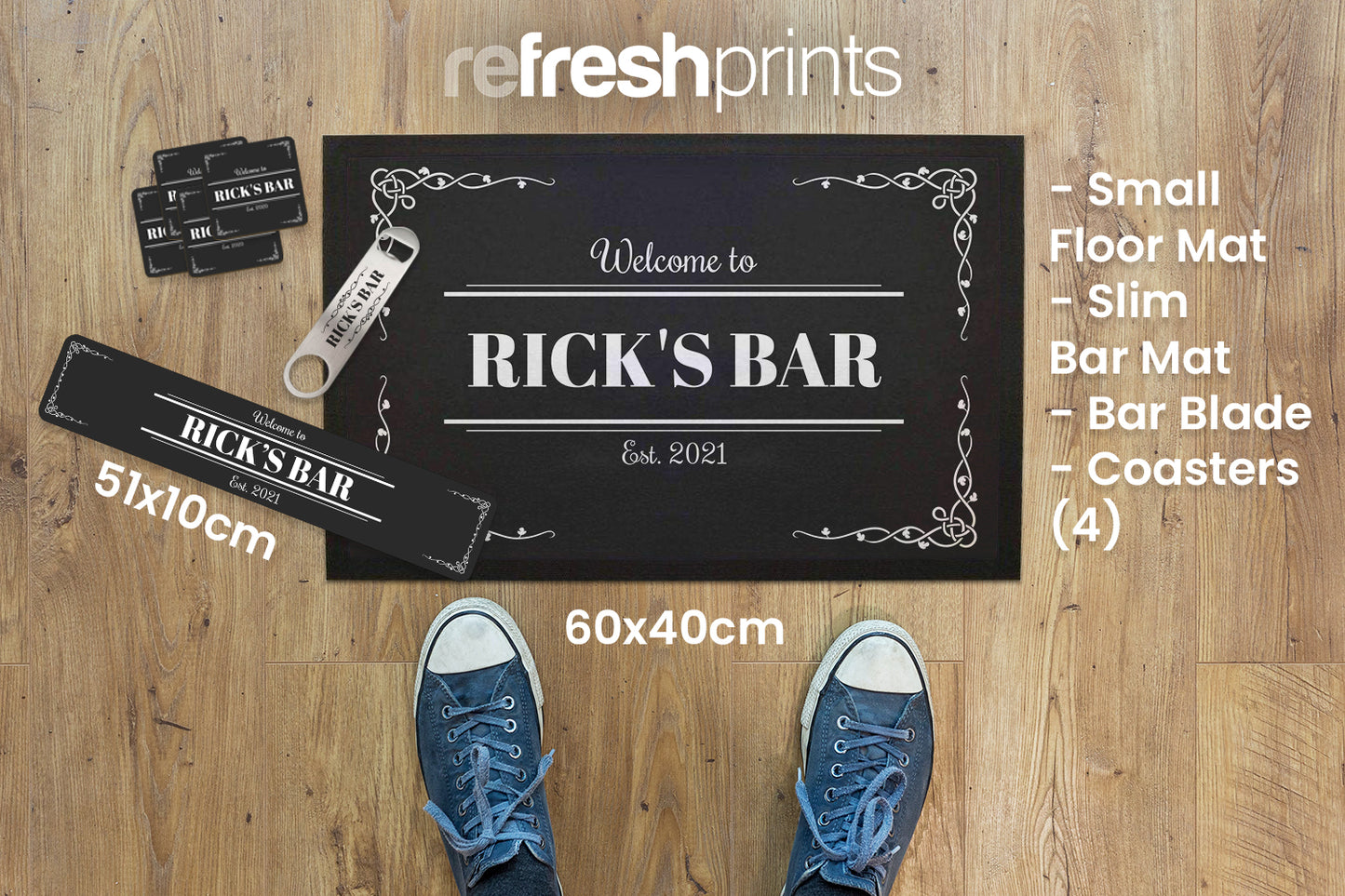 Custom Home Bar Package (Small) () created by Bar-Mats.co.uk