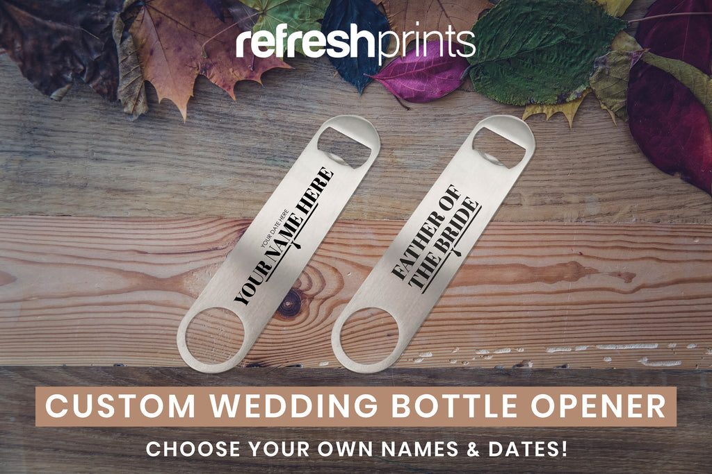 Wedding Bottle Opener (Father of the Bride) created by Bar-Mats.co.uk